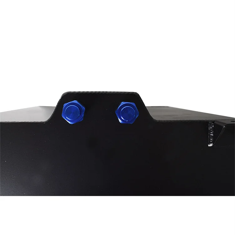 Silscvtt 10 Gallon Fuel Cell Tank Car Fuel Tank 40l Aluminum Race Street Drift Strip Fuel Cell Tank with Level Sender Black