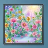 DIY Partial Special Shaped Drill Diamond Painting-Flower