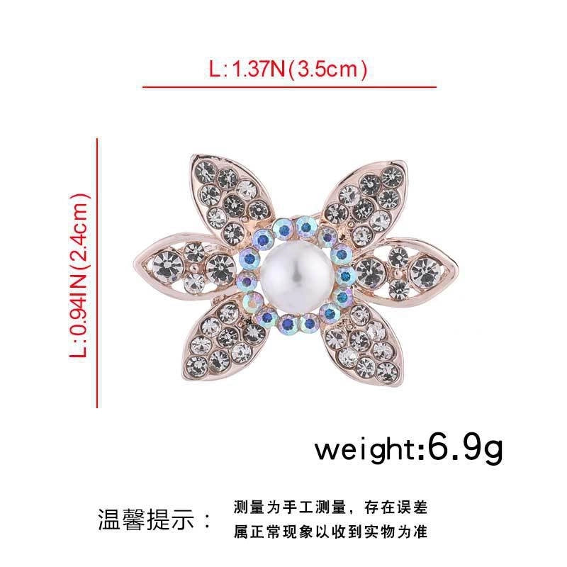 Elegant Glam Pin Heart Shape Flower Bow Knot Alloy Plating Artificial Pearls Women’s Brooches
