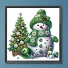 Diamond Painting-DIY Crystal Rhinestone Christmas Snowman