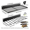 2Pcs Wall Mount Power Tool Storage Holder for Workshop Garage (Upper Lower)