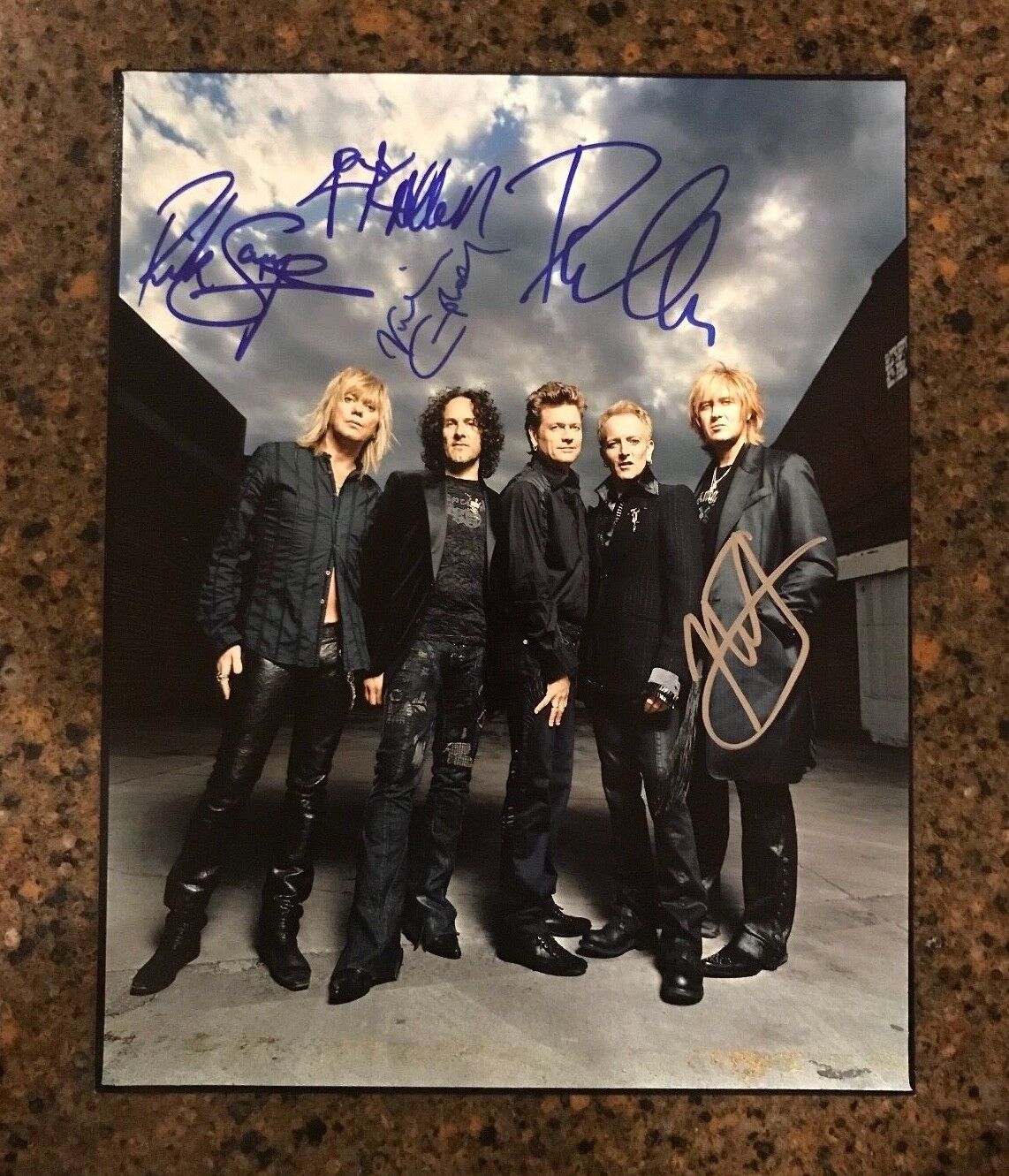 *DEF LEPPARD* signed autographed 11x14 Photo Poster painting *ELLIOTT, ALLEN, COLLEN +2 PROOF* 1