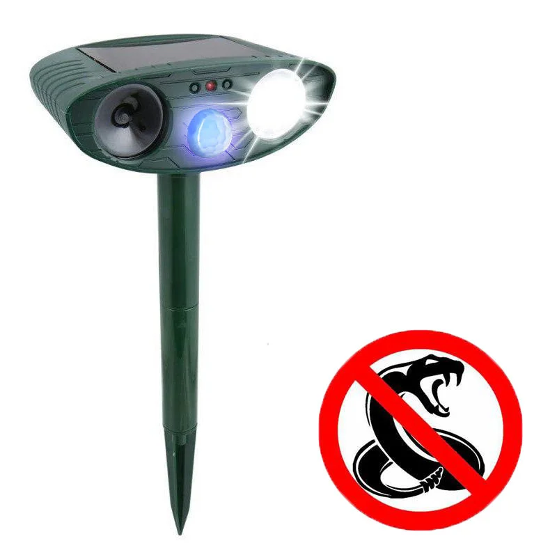 Ultrasonic Snake Repeller - Solar Powered - Get Rid of Snakes in 48 Hours