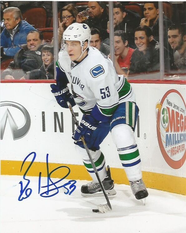 Vancouver Canucks Bo Horvat Signed Autographed 8x10 Photo Poster painting COA