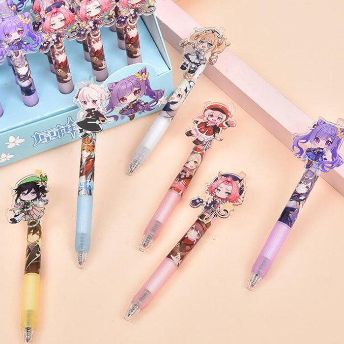 Genshin Gel Pen Cute 0.5mm Black