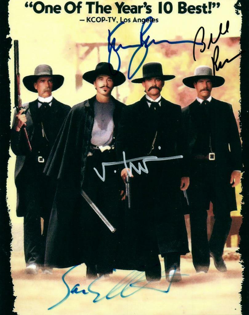 Tombstone Cast Russell Kilmer +2 autographed 8x10 Picture signed Photo Poster painting and COA