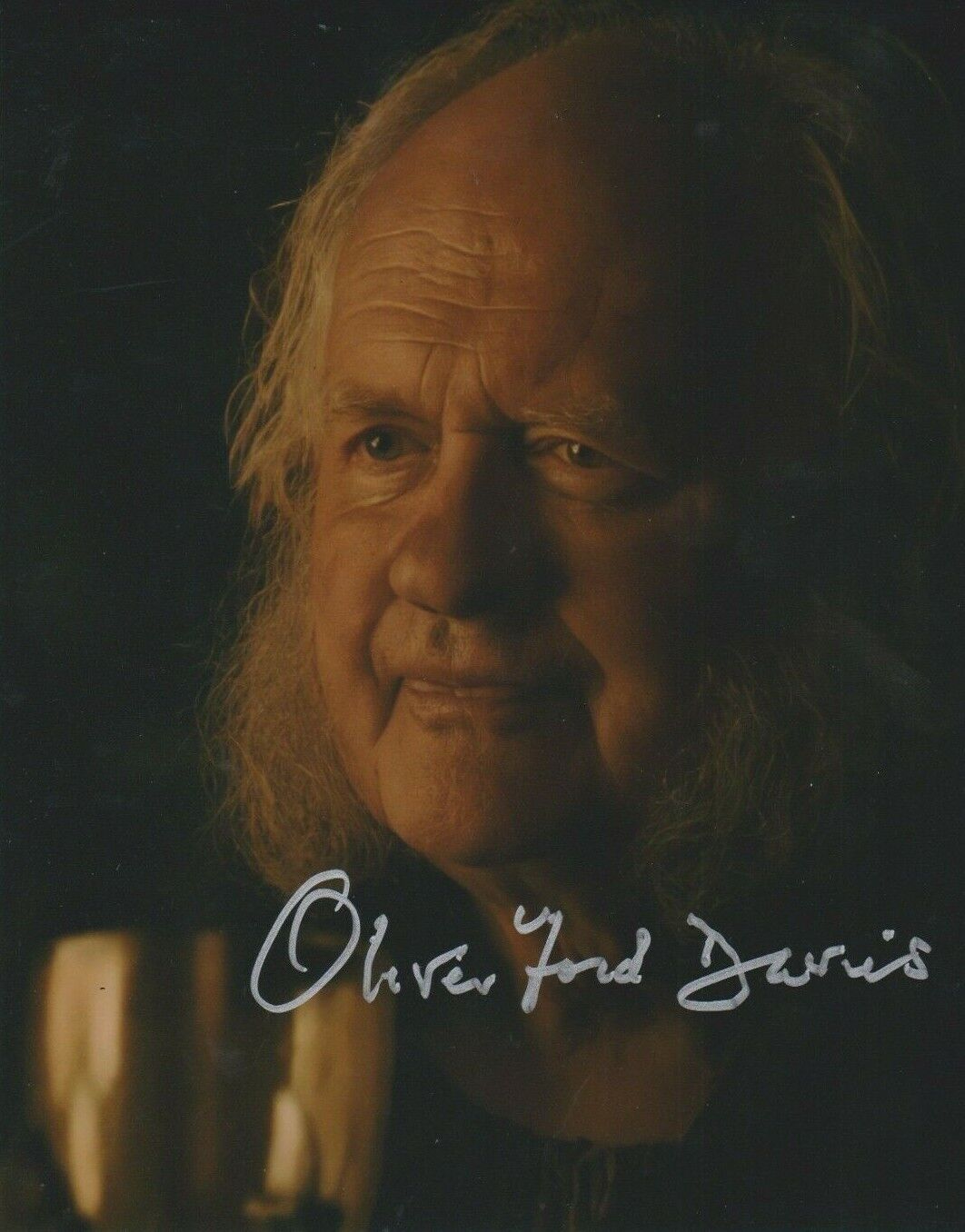 Oliver Ford Davies *HAND SIGNED* 10x8 Photo Poster painting ~ AUTOGRAPH ~ Game Of Thrones