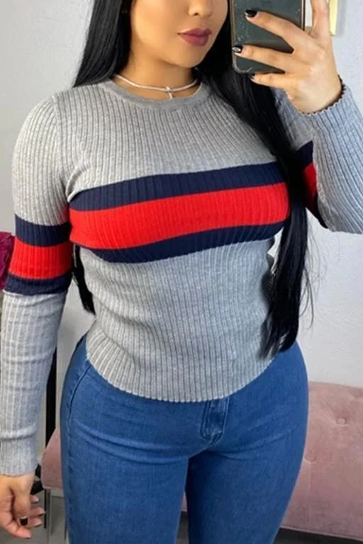 Fashion Casual Stitching Top