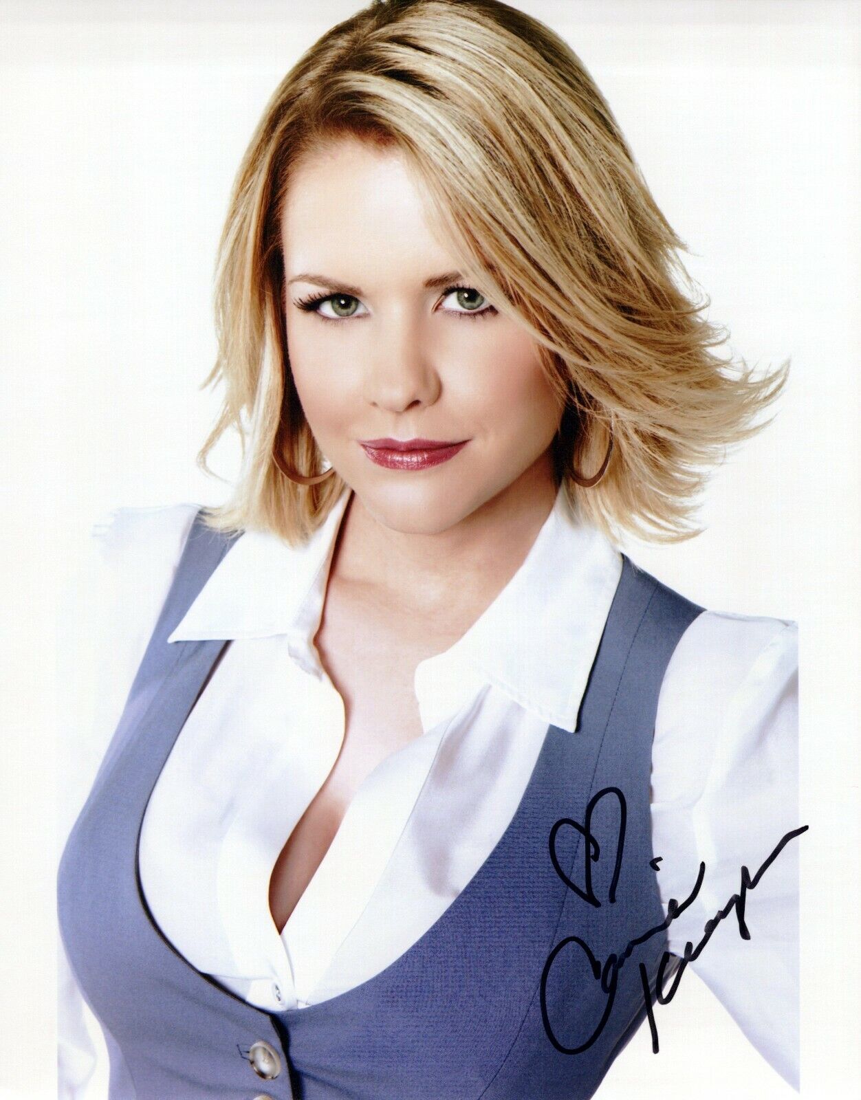 Carrie Keagan glamour shot autographed Photo Poster painting signed 8x10 #5