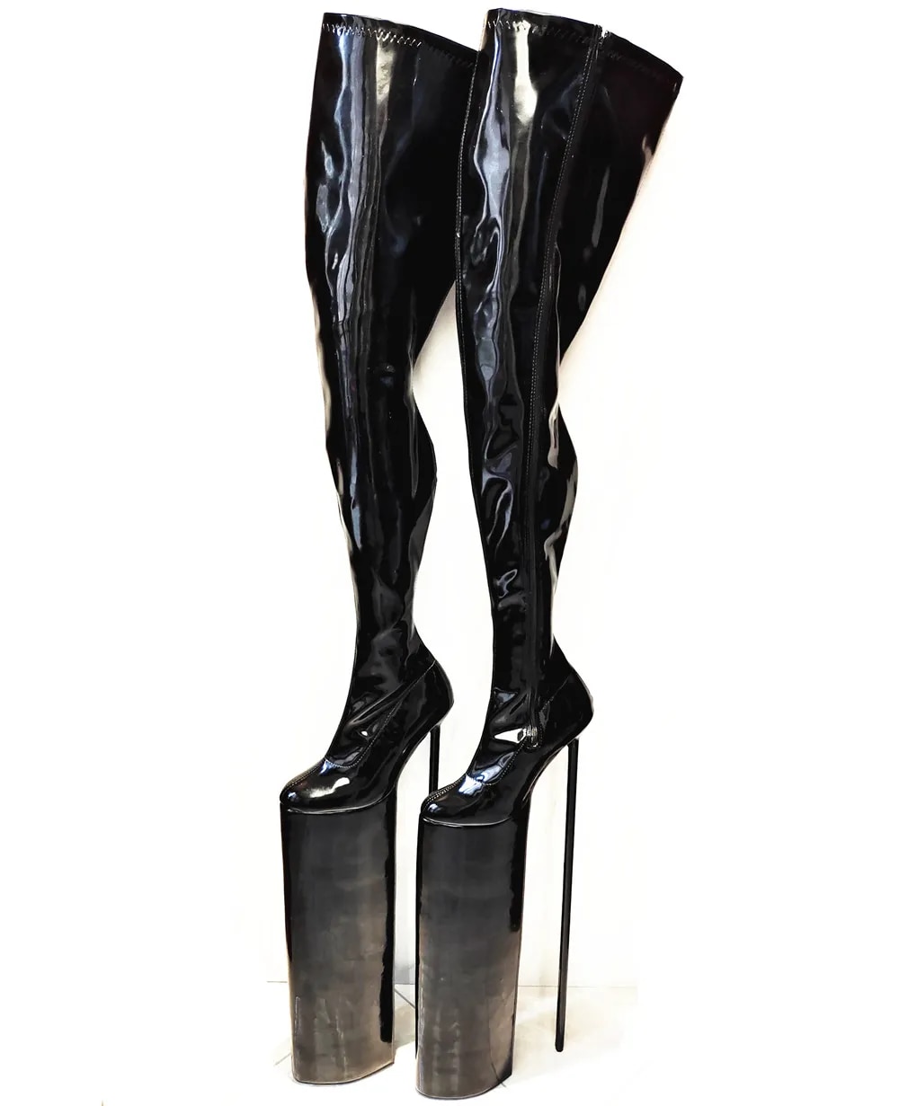 VCSHOES 23.62in Heel Height Women's Boots Round Toe Stiletto Heel Platform Over The Knee Boots US Size 6-14 No.604-2