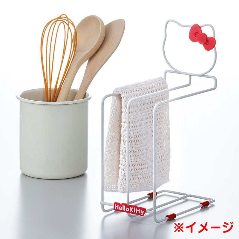 Hello Kitty Wire Dishcloth Hanger Stand Holder Kitchen Rack Sanrio from Japan A Cute Shop - Inspired by You For The Cute Soul 