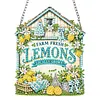 4Pcs Diamond Painting Summer Window Pendants Suncatcher Hanging Kits for Home Porch Farmhouse