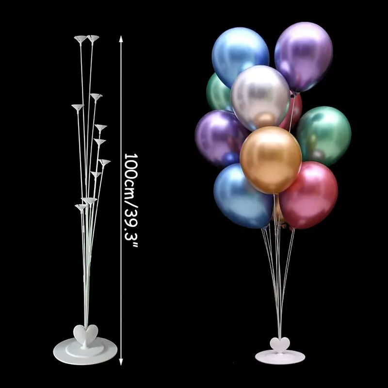 7Tubes Balloons Stand Balloon Holder Column Confetti Balloon Baby Shower Kids Birthday Party Wedding Decoration Supplies