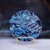 Natural Crystal Bismuth Metal Bismuth Ore Small Bowl Ore Colorful Mineral Stone Raw Stone Specimen Collection Ornaments Gemstone