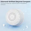 Wifi Sound and Light Alarm Sensor App Remote Control Plug-in Home Alarm 105dB Sounder Voice Broadcast Alarm for Vibration CO VOC PIR for Kids Garage Office