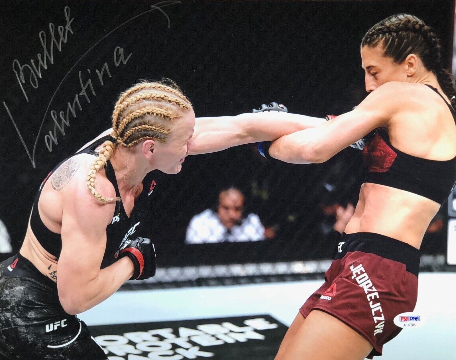 Valentina Shevchenko autographed signed inscribed 11x14 Photo Poster painting UFC Bullet PSA COA