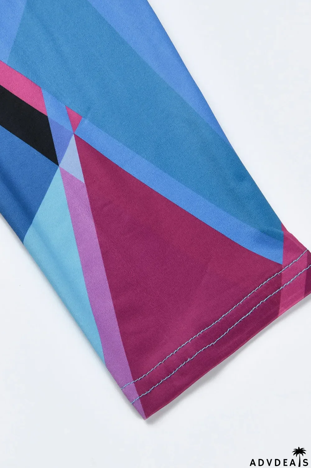 Multi-color Fashion Casual Print Bandage V Neck Long Sleeve Dresses