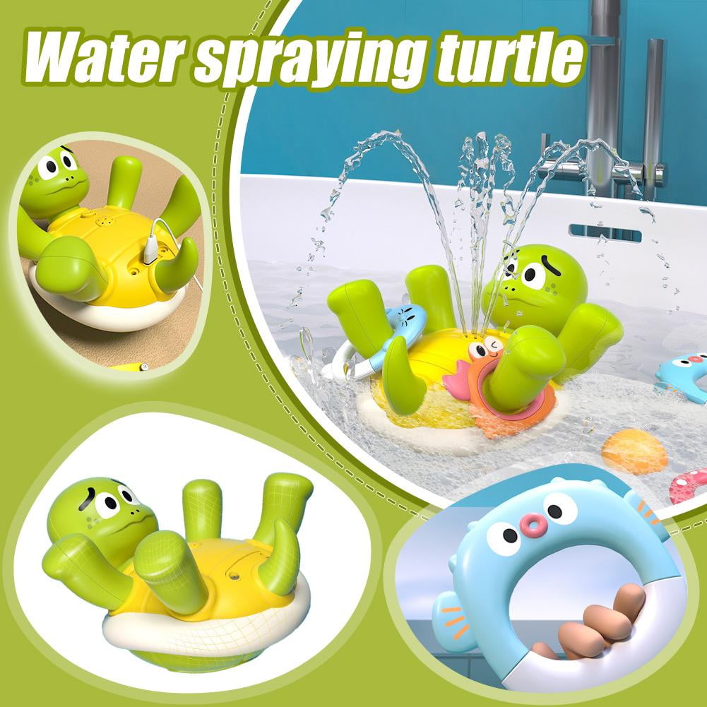 Swimming Turtles Bath Toy, Toddler Bath Toys for Kids, Baby Bath Toys Gift P9E1