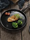 26cm Cast Iron Round Griddle Easy To Clean Flat Skillet Frying Pan for Cooking