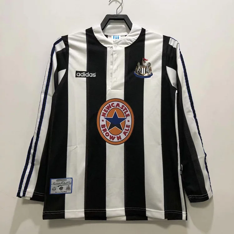 1995-97 Newcastle United Home Long Sleeve Retro Shirt