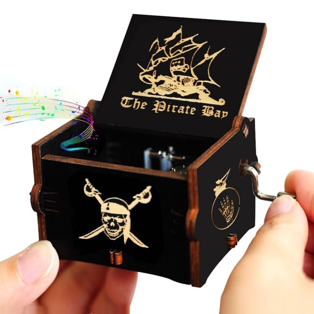 Merry Christmas Various Movie Anime Themes Music Boxes Wooden Hand Crank Birthday Gift New Year's Gift Home Decor