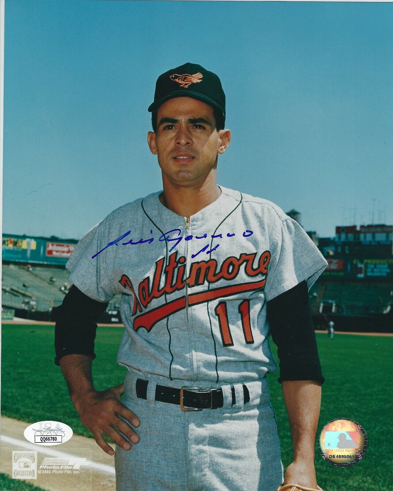 Autographed 8X10 Luis Aparicio Baltimore Orioles Photo Poster painting - w/JSA COA