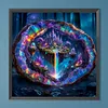 Diamond Painting -DIY Round Drill Iridescent Castle(40x40cm)