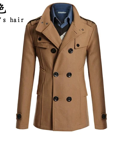 Nigikala Nigikala Sales Of New Men's Hair Coat In The Long Middle Of The Men's Coat Jacket