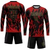 Soccer Jersey Sets Sublimation Soccer Wear for Men's Practice Football Shirts Custom Football Sportswear Soccer Team Uniform