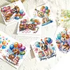 6Pcs anniversaire chien-bricolage carte de voeux