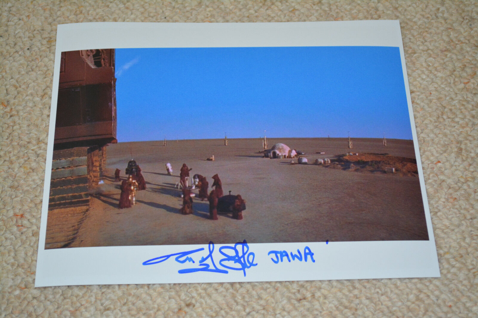 RUSTY GOFFE signed autograph In Person 8x10 20x25 cm STAR WARS JAWA