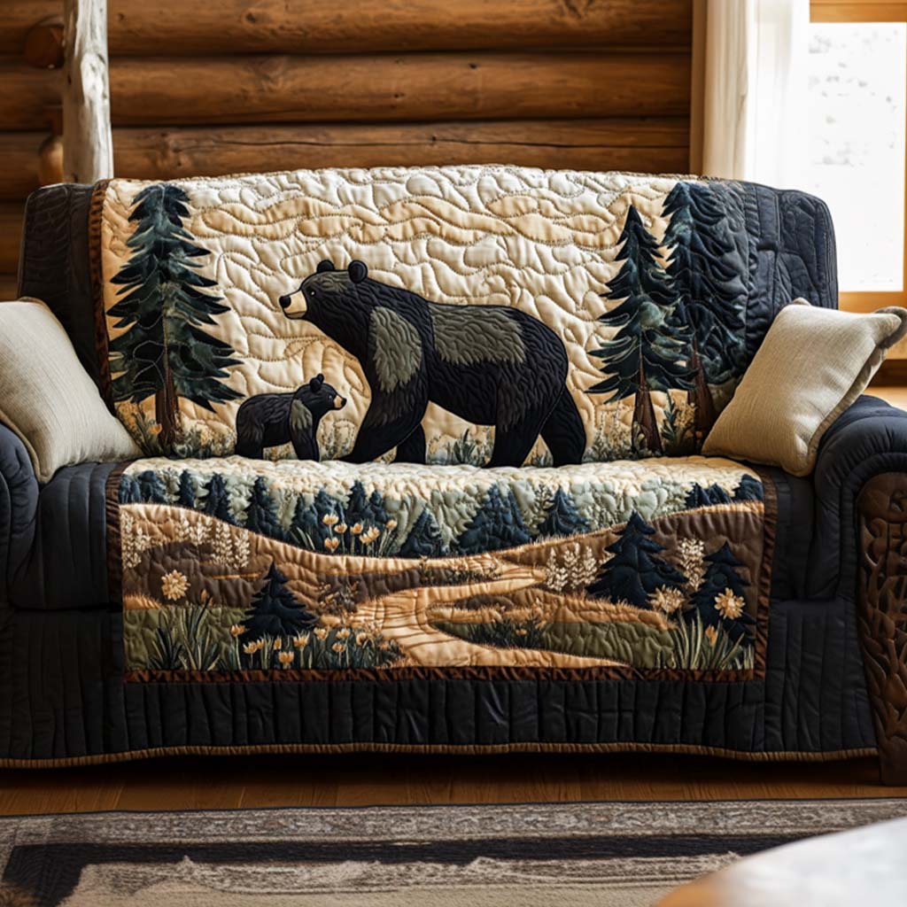 Forest Bond Quilted Sofa Cover NCU0NT10660 everthome