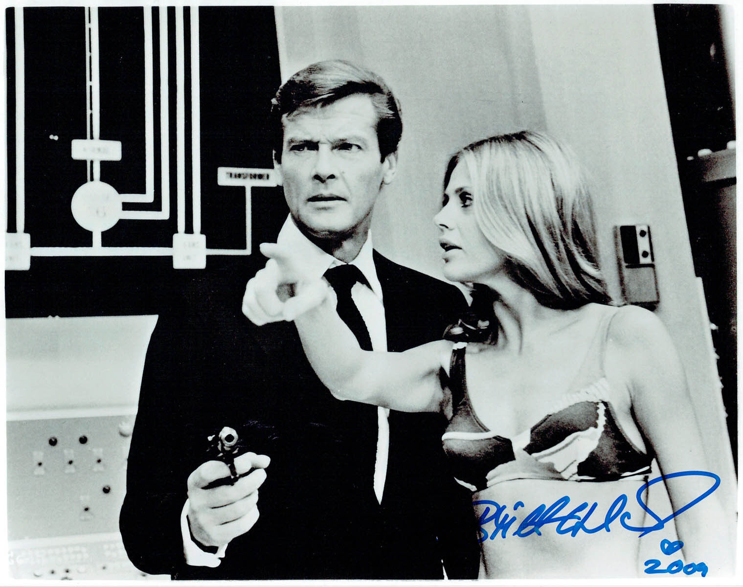 Britt EKLAND Signed Autograph 10x8 Sexy Actress James Bond Photo Poster painting AFTAL COA