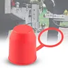 Car Trailer Ball Cap PVC Tow Bar Cap Waterproof for Car Ball Head (Red)