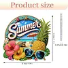 DIY Summer Pineapple Beach Diamond Painting Pendant(Single Sided)