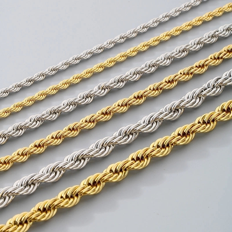 Minimalist Geometric 304 Stainless Steel 18K Gold Plated Unisex Necklace