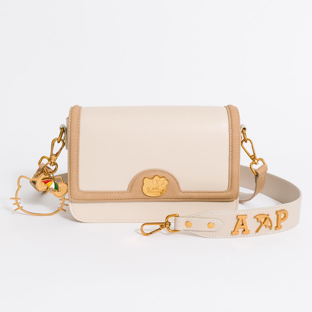Hello Kitty  X Arnold Palmer Flip Crossbody Bag Baige + Bonus Lunch Bag A Cute Shop - Inspired by You For The Cute Soul 