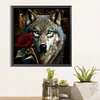 Diamond Painting-DIY Full Round Drill Wolf(40*40CM)