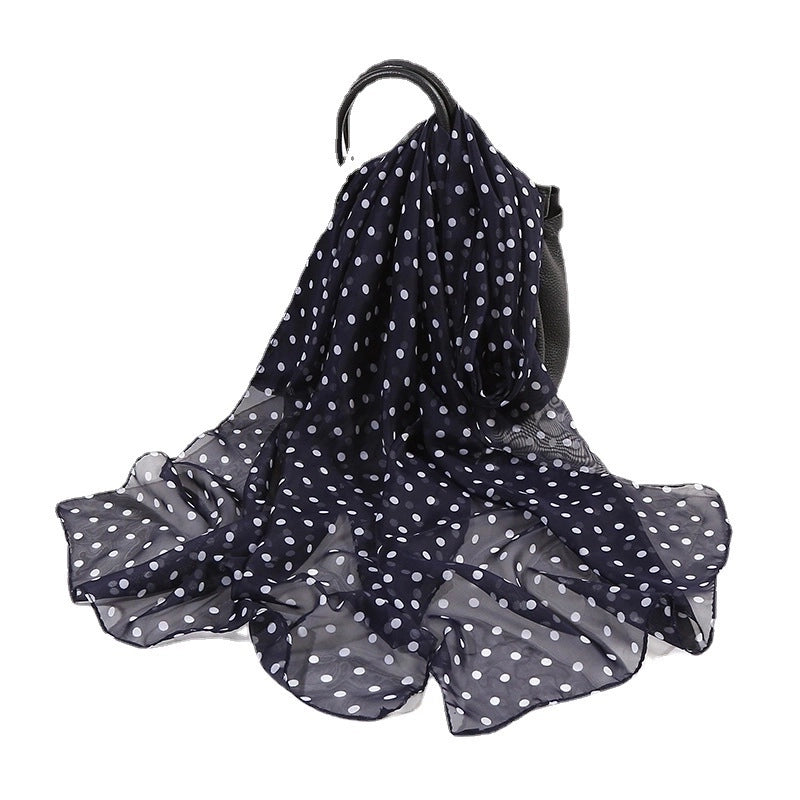 Sand Scarf Summer Small Scarf Dual-use Korean Style Small Scarf Classic Leopard Chiffon Scarf Women Thin Shawl