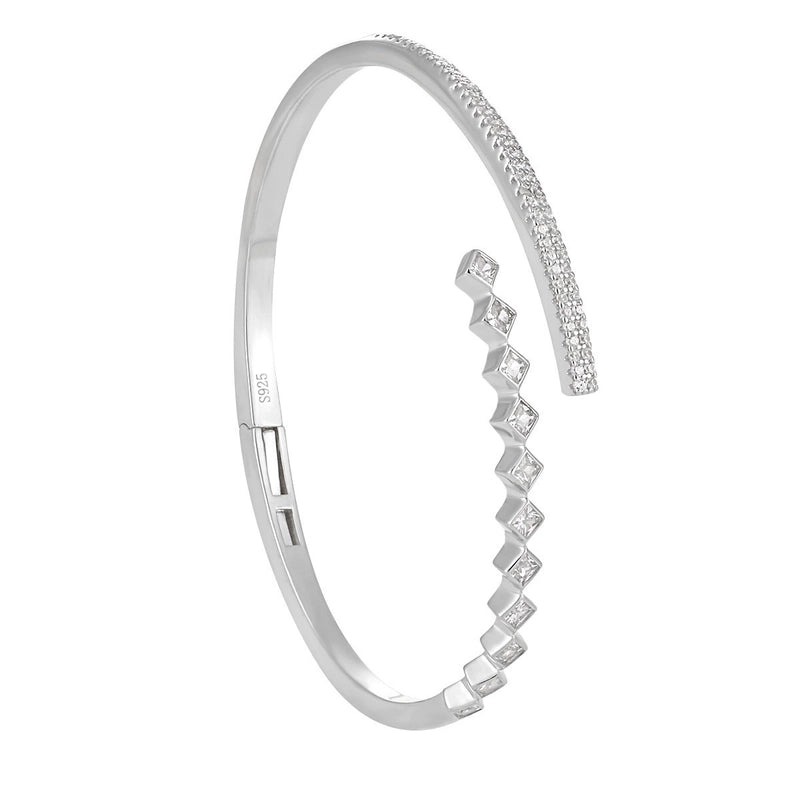 925 Sterling Silver Bangle Elegant Luxurious