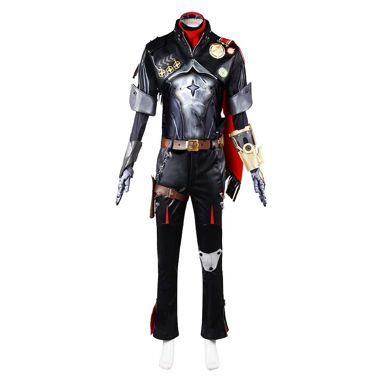 Game Honkai: Star Rail Boothill Black Set Outfits Cosplay Costume Halloween Carnival Suit