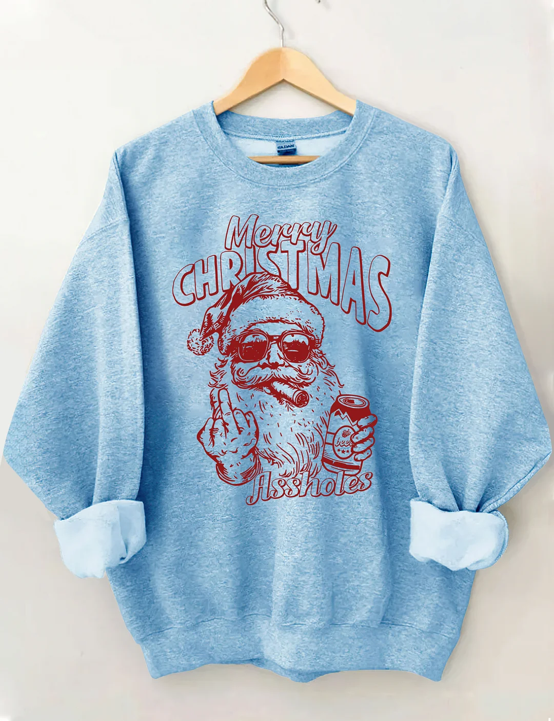 Merry Christmas Assholes Sweatshirt