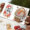 6pcs Mothers Day Bouquet Diamond Art Cards DIY Diamond Painting Gift Card
