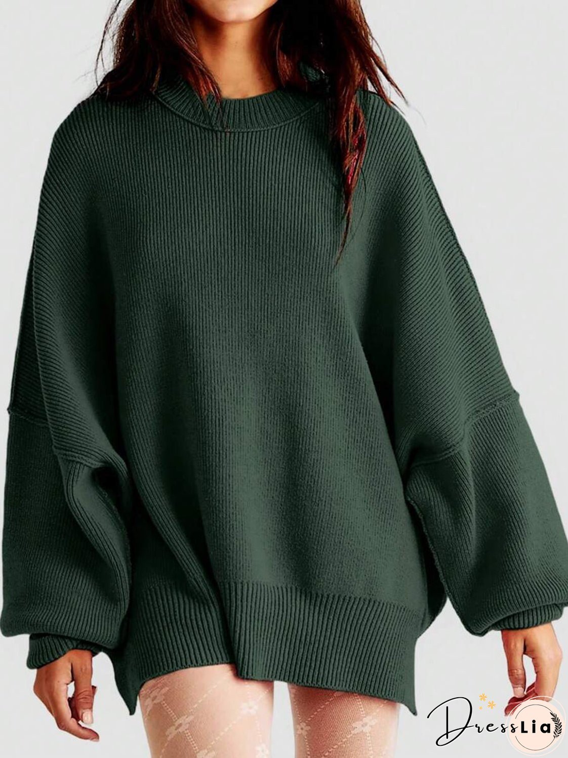 Round Neck Long Sleeve Sweater