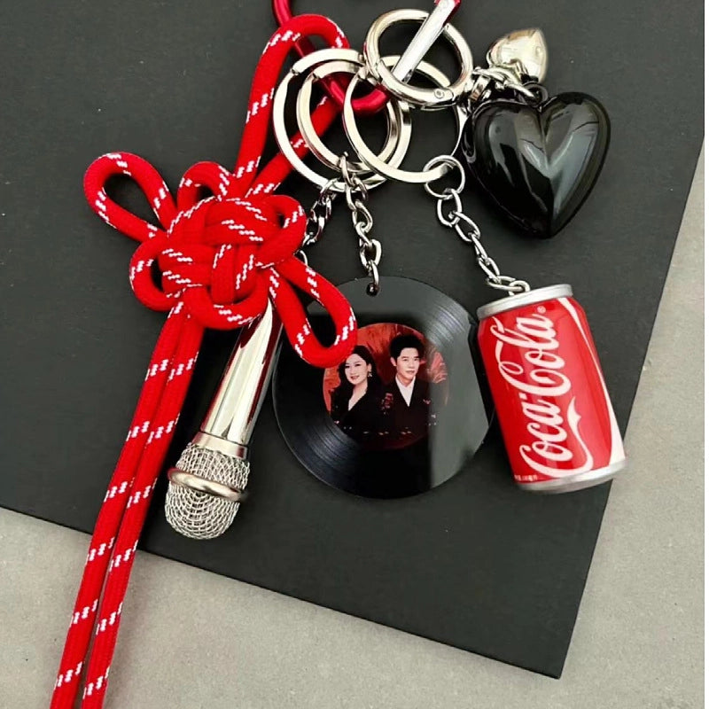 Miu Series Chinese Knot Bag Pendant Lanyard Pendant Hand-Woven Pendant Mobile Phone Lanyard Keychain Ornament Gifts Gift