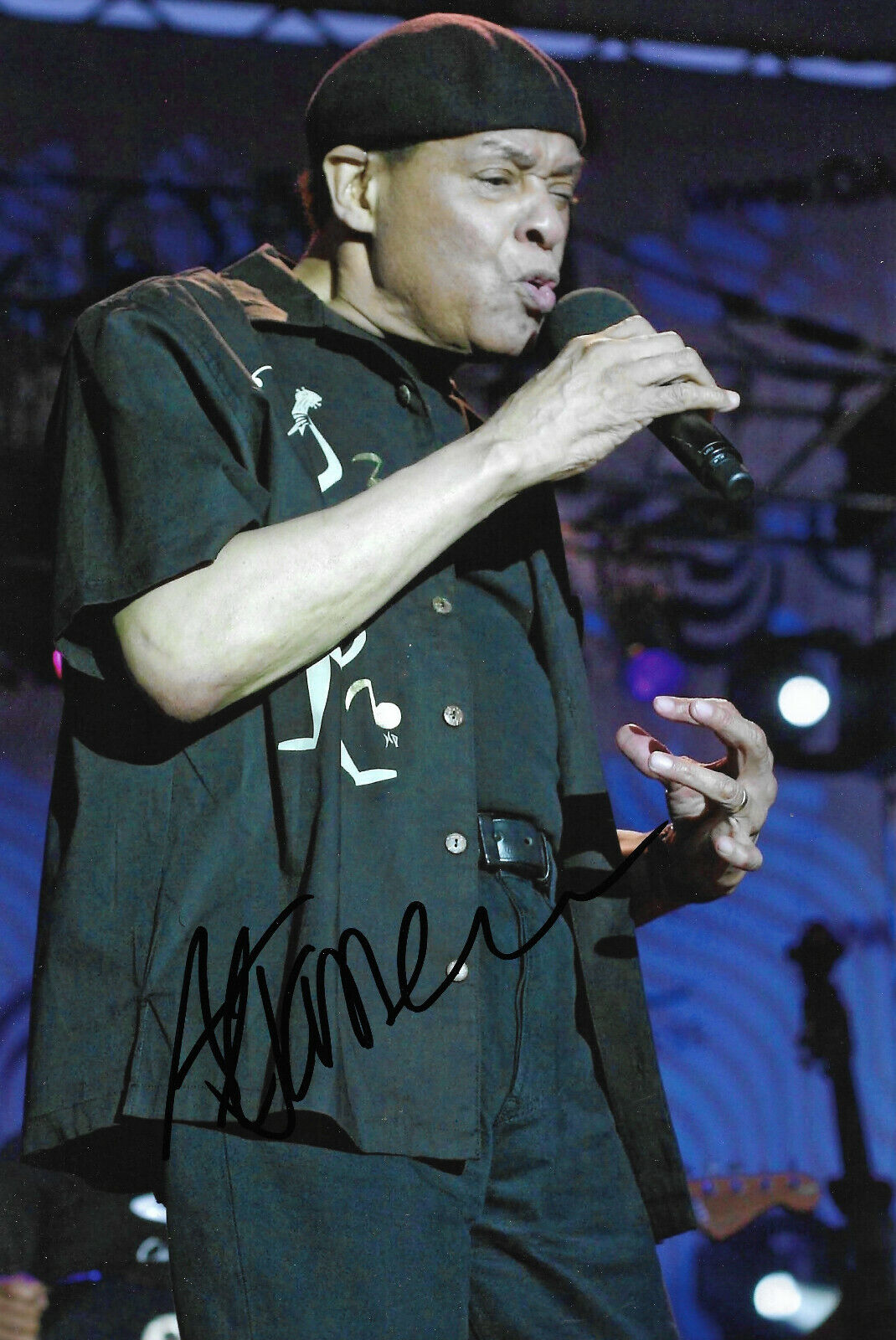 Al Jarreau signed 8x12 inch Photo Poster painting autograph