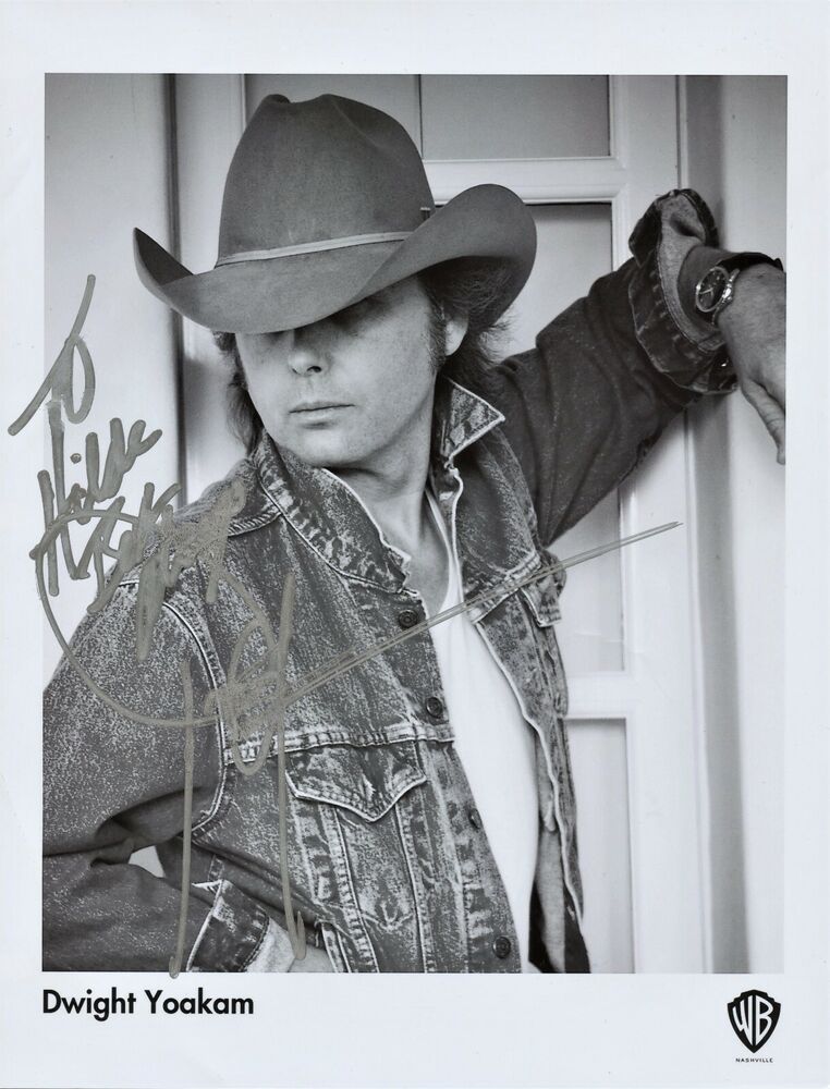 DWIGHT YOAKAM Signed Photo Poster painting