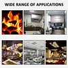 4-in-1 Gas & Carbon Monoxide Detector Plug in with LED Color Display Ultra Sensitive CO Detector with Temperature Humidity Display for Home Kitchen Hotels RV Apartment Travel