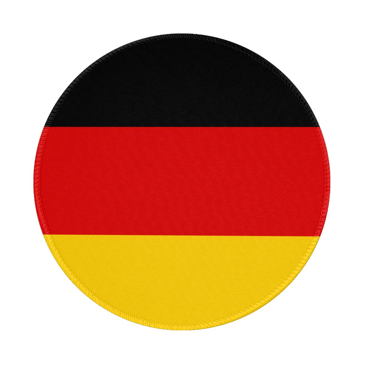 Germany Flag Non-Slip Rubber Round Mouse Pad