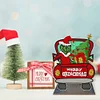 DIY Christmas Grinch Truck Diamond Painting Wooden Desktop Ornaments